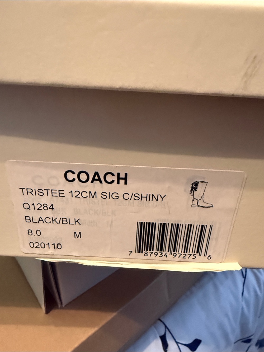 Coach Rain boots size 8 - Picture 5 of 5